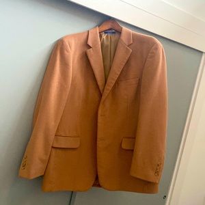Vintage Faux camel sport coat Croft and Barrow
